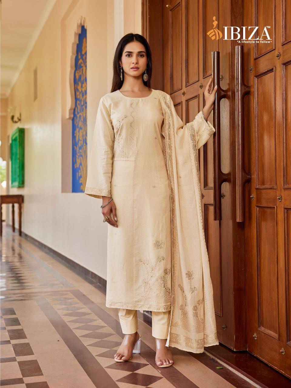 Ibiza khanak jinaam Wholesale dress material shops in Mumbai